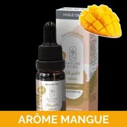 Huile CBD coco mct saveur mangue - Ma Petite Nature