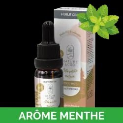 Huile CBD coco mct saveur menthe - Ma Petite Nature