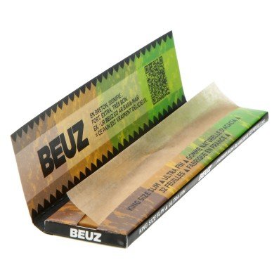 Feuilles à rouler Slim Brown Beuz en papier non blanchi, disponibles chez Amazone Paradise en Guyane.